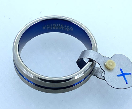 Unique - Mens Tungsten Ring