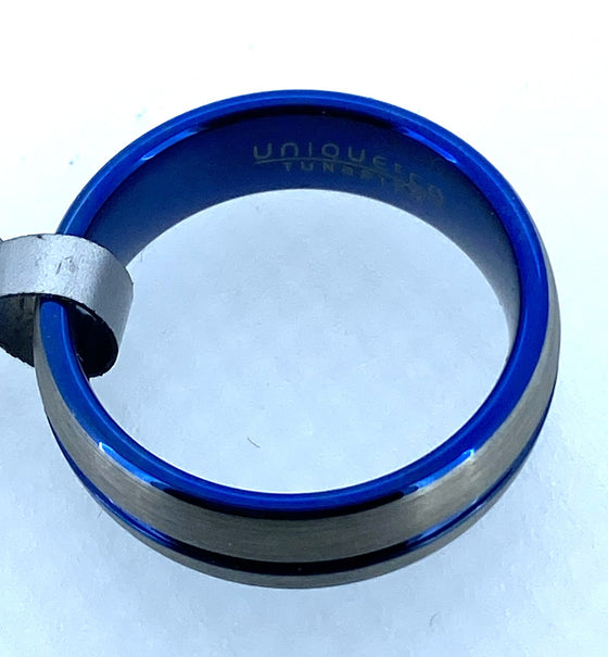Unique - Mens Tungsten Ring