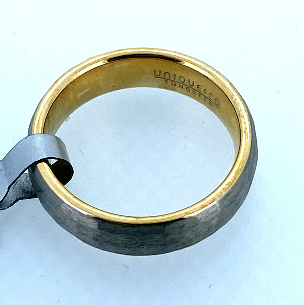 Unique - Mens Tungsten Ring