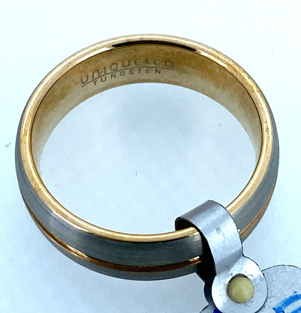 Unique - Mens Tungsten Ring