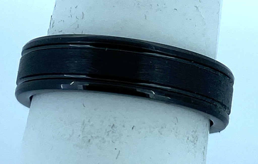 Unique - Mens Tungsten Ring