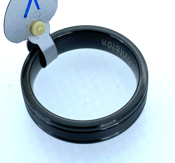Unique - Mens Tungsten Ring