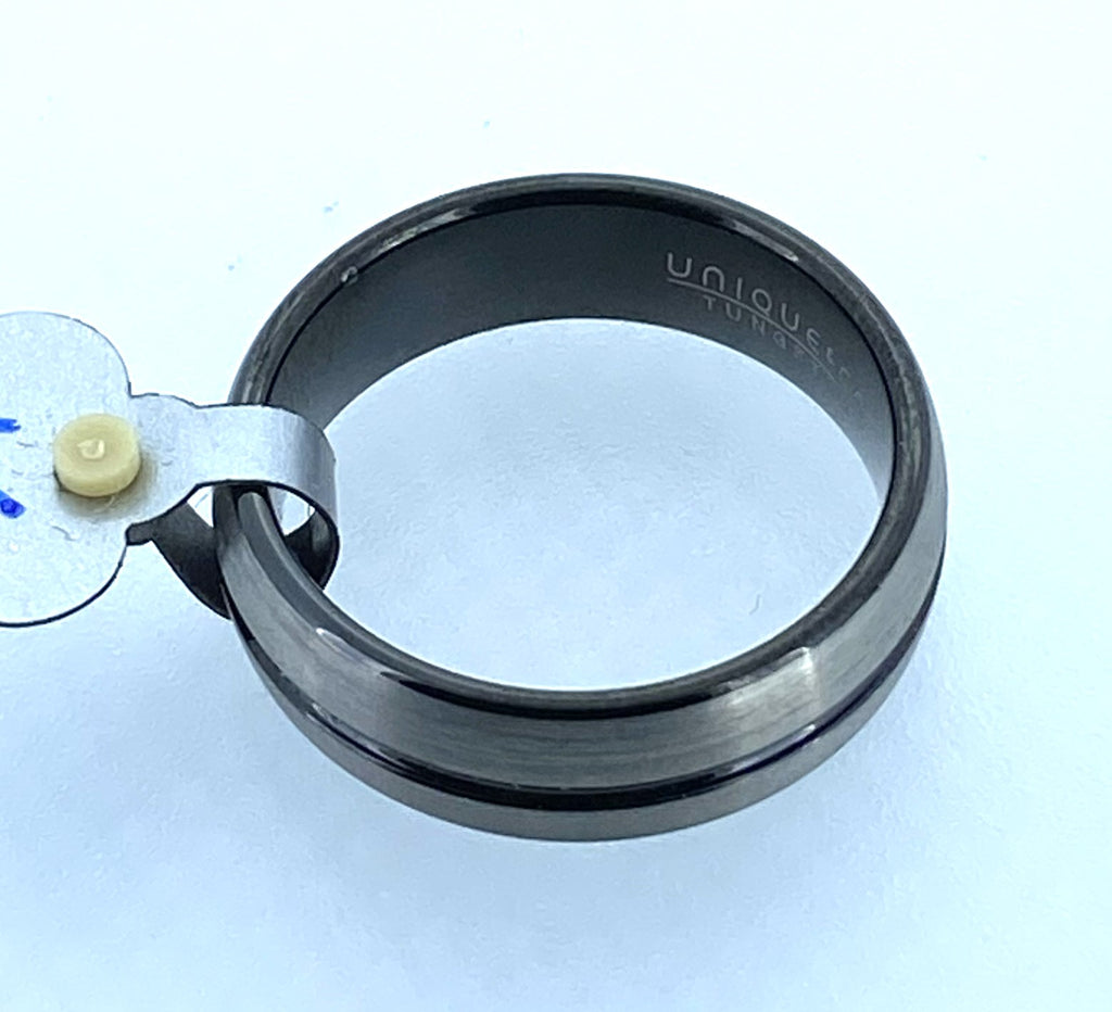 Unique - Mens Tungsten Ring