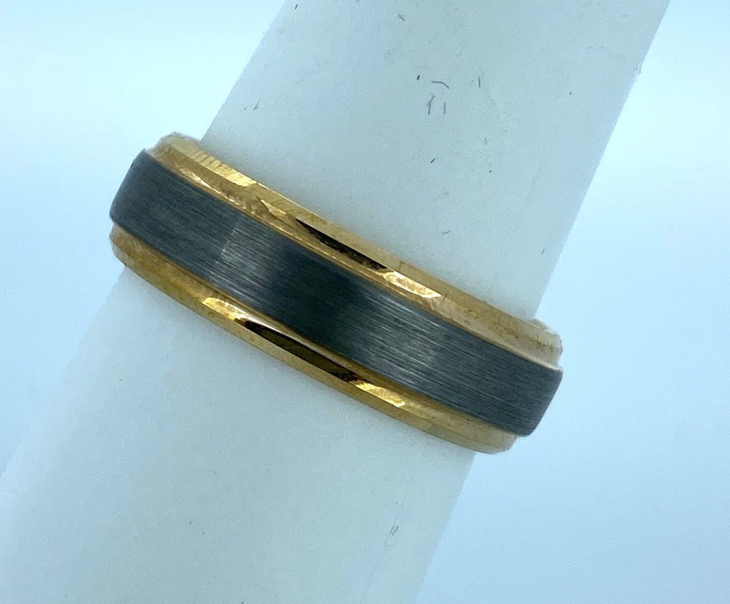 Unique - Mens Tungsten Ring