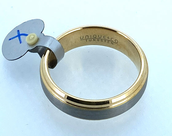 Unique - Mens Tungsten Ring