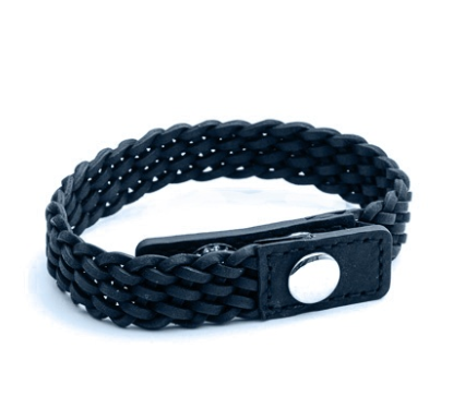 Tribal Black Leather Bracelet