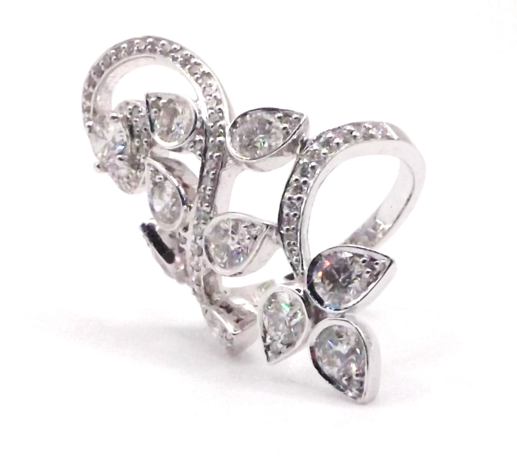 18ct White Gold Cocktail Ring with 2.15 ct Diamonds