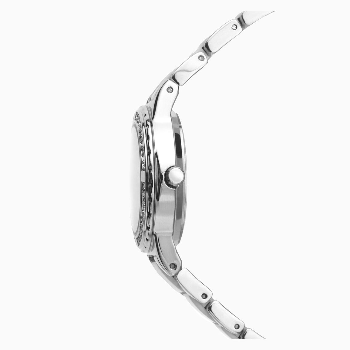 Renaissance Donna Orologio Argento Acciaio Inox Acqua Resistente Batteria Perla Renaissance Donna Orologio Argento Acciaio Inox Acqua Resistente Batteria Perla